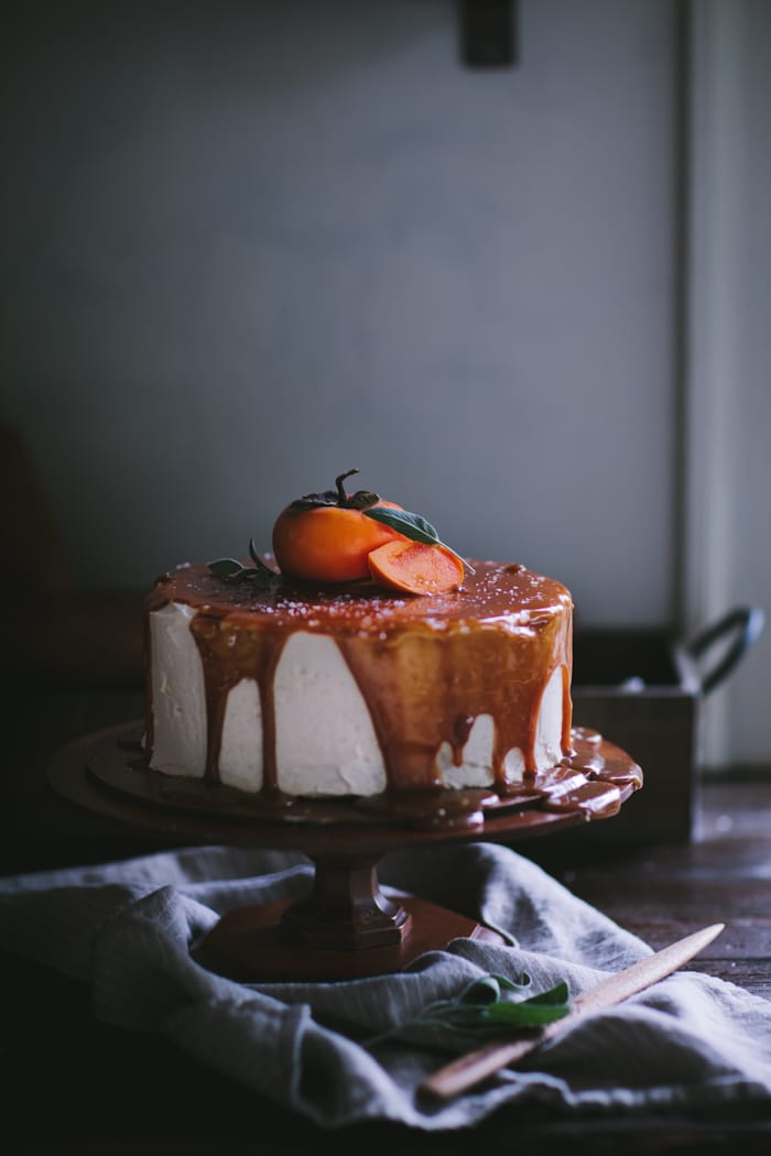 Persimmon Cake with Brown Butter Icing